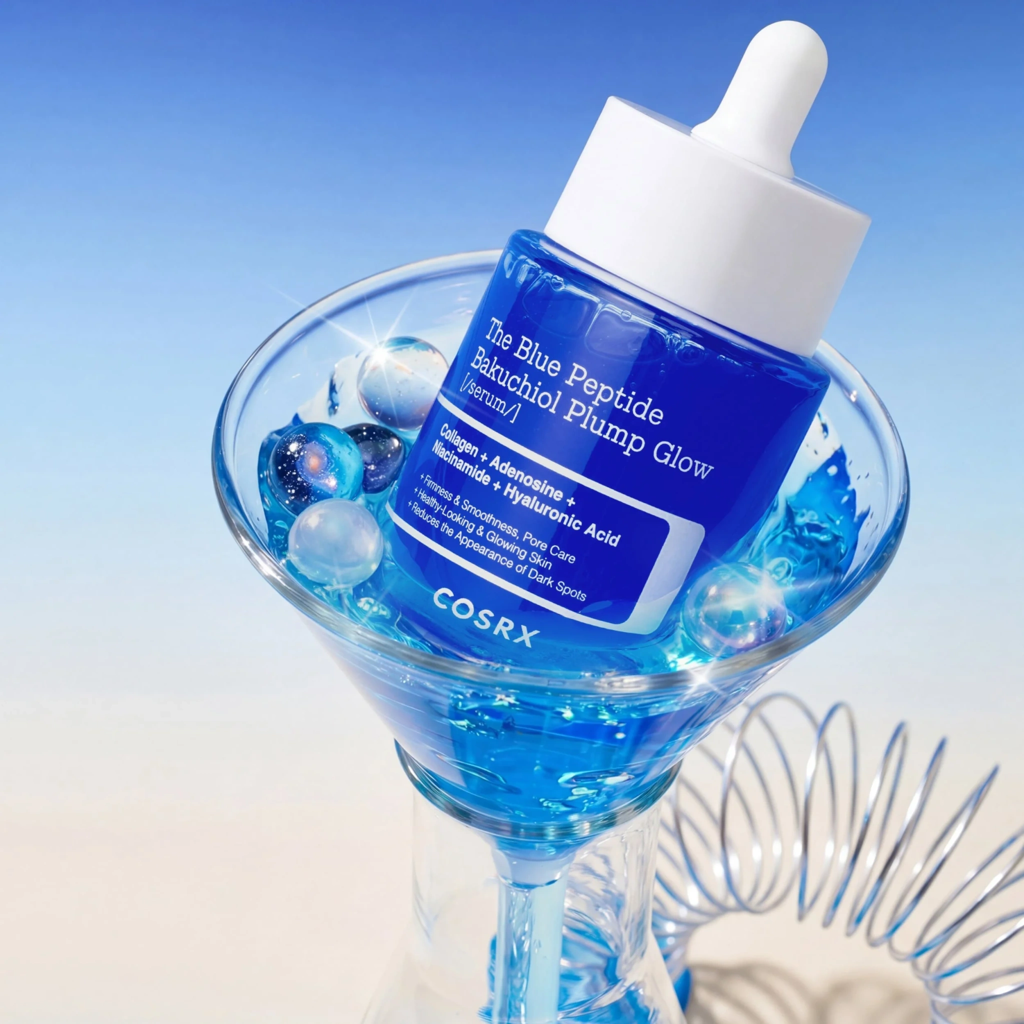 COSRX The Blue Peptide Bakuchiol Plump Glow Serum, 50 ml