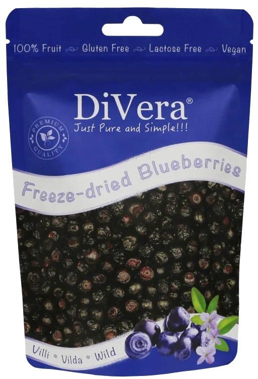 Blåbær Frysetørket 30g Divera