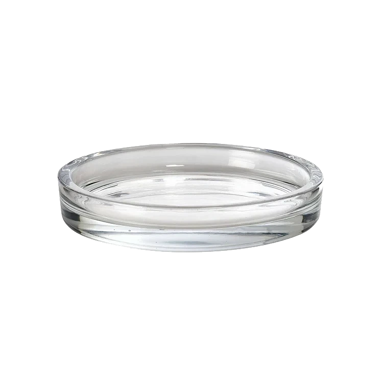 Lysplate glass 20x114mm base klar  stk
