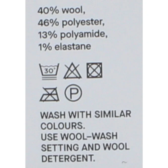 Ullstrumpor Grå Strl. 33-36 3-pack