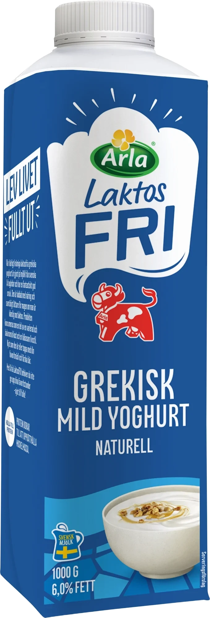 Laktosfri grekisk yoghurt naturell