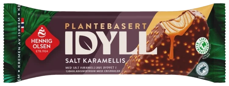 Idyll Saltkaramell Plantebasert Is 90ml Hennig-Olsen