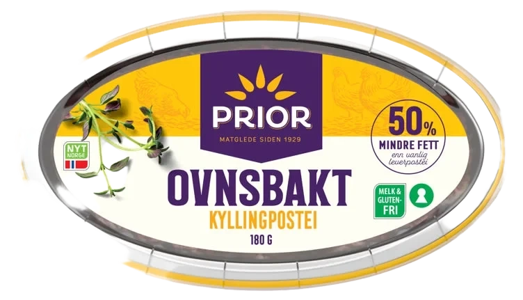 Kyllingpostei Ovnsbakt 180g Prior