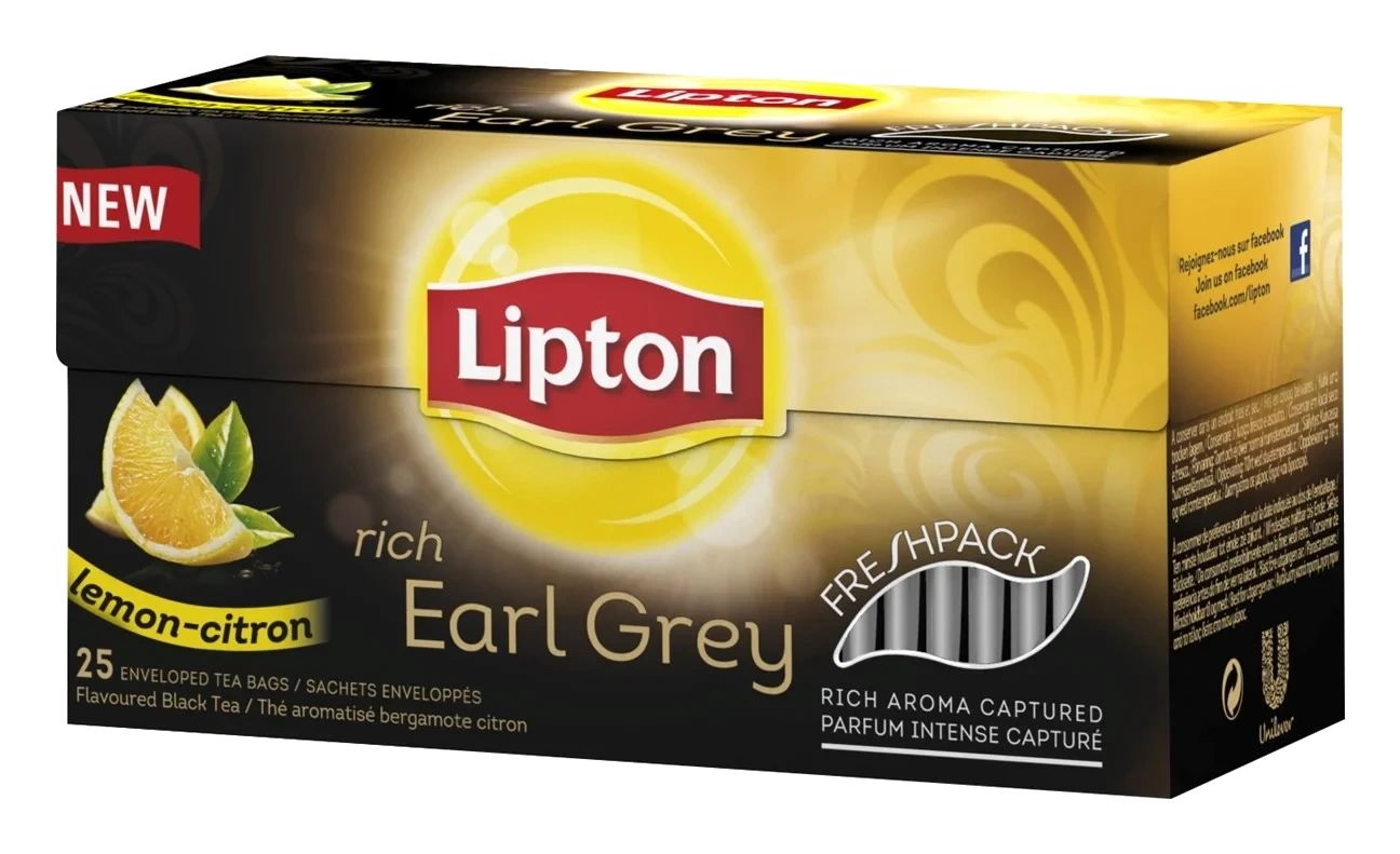 Rich Earl Grey Lemon, svart te