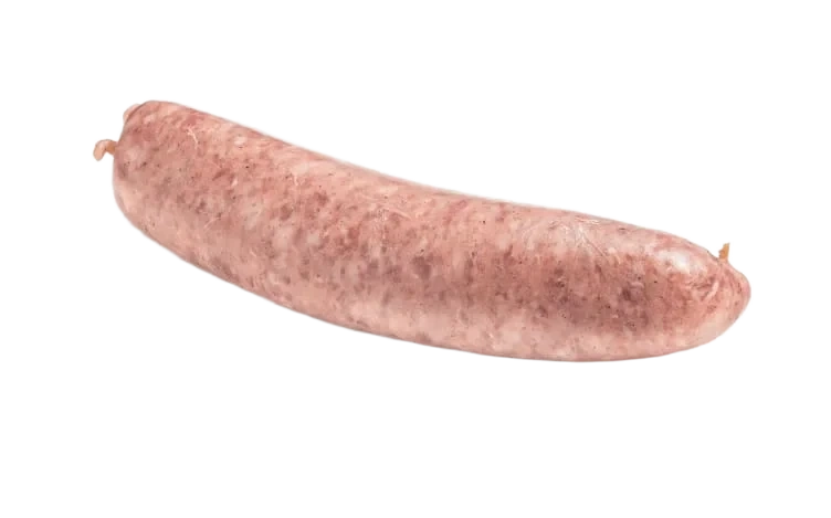 Rå julepølse av utegris