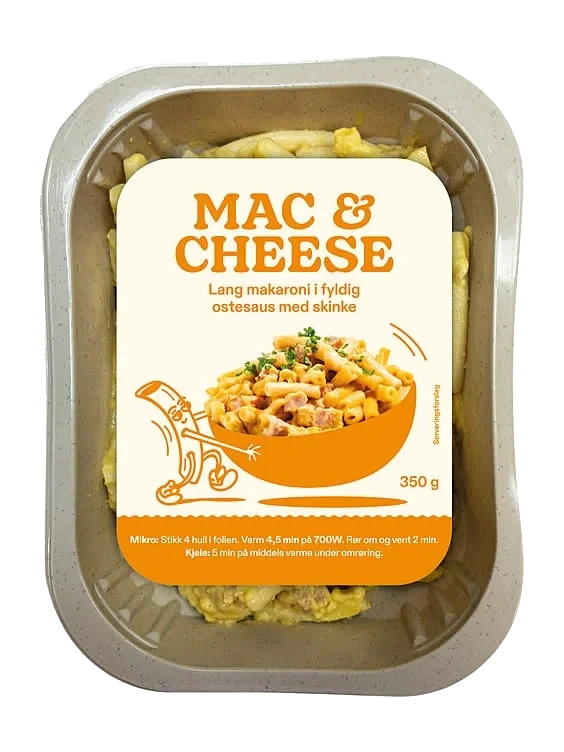 Mac'n Cheese m/Røkt Skinke 350g Matbørsen