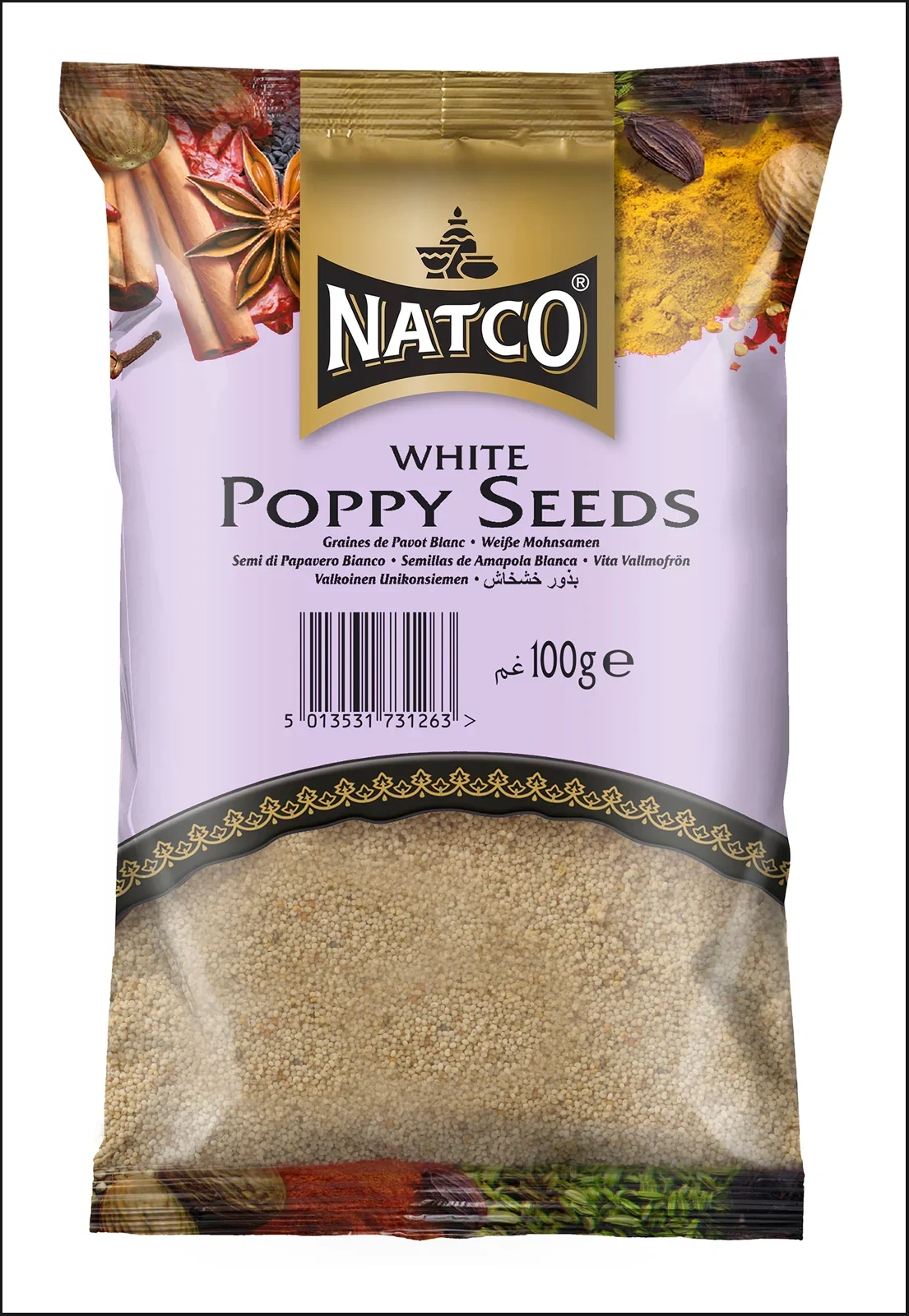 Natco Hvite Valmuefrø 100g