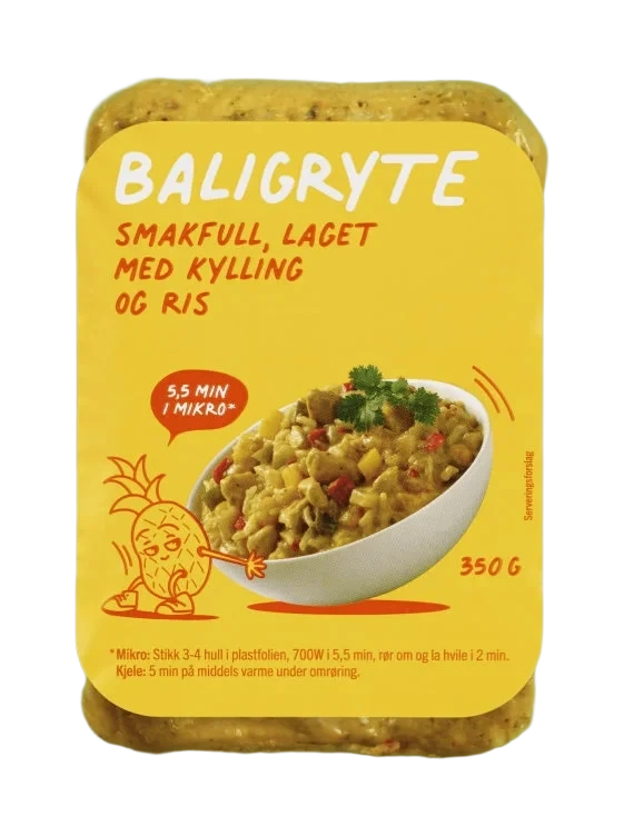 Baligryte m/Kylling&Ris 350g Matbørsen