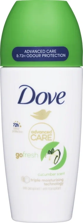 Dove Roll-on Cucumber & Green Tea Deo Antiperspirant Go Fresh Advanced Care 50ml