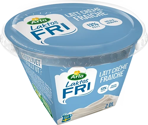 Laktosfri lätt crème fraiche 13%