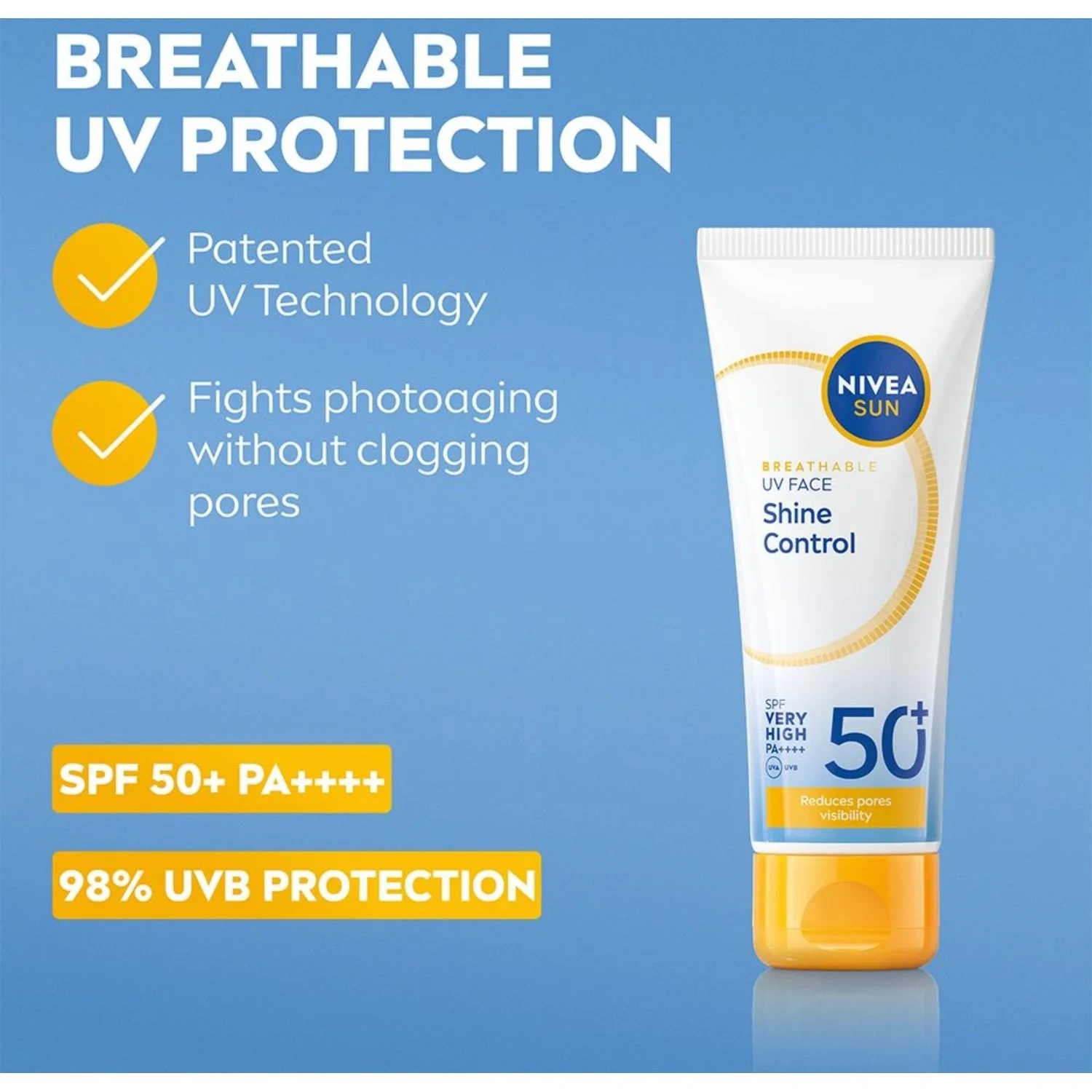 Solkräm Ansikte Shine Control spf 50+