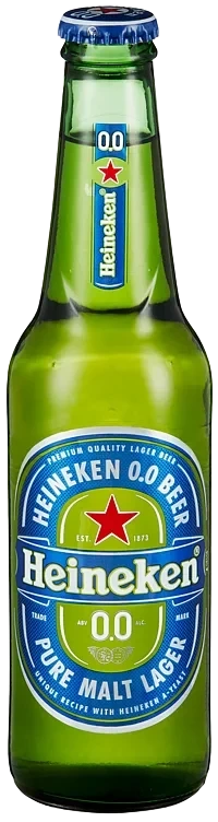 Heineken 0,0% 0,33l flaske