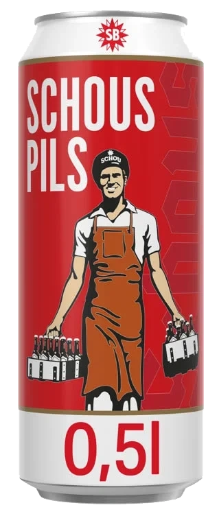 Schous Pilsner 0,5l boks