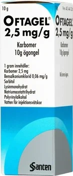 OFTAGEL Ögongel flaska