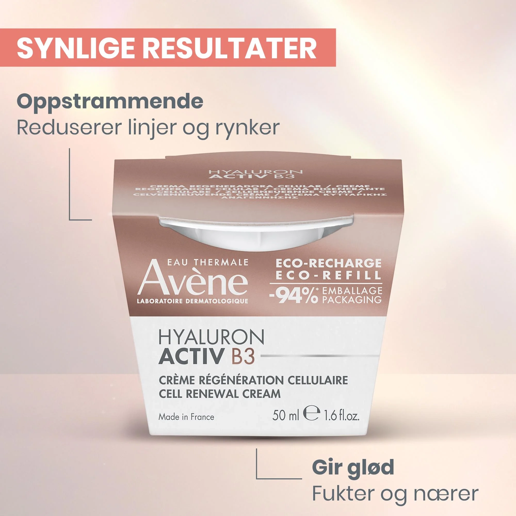Avène Hyaluron Activ B3 Day Refill, 50 ml
