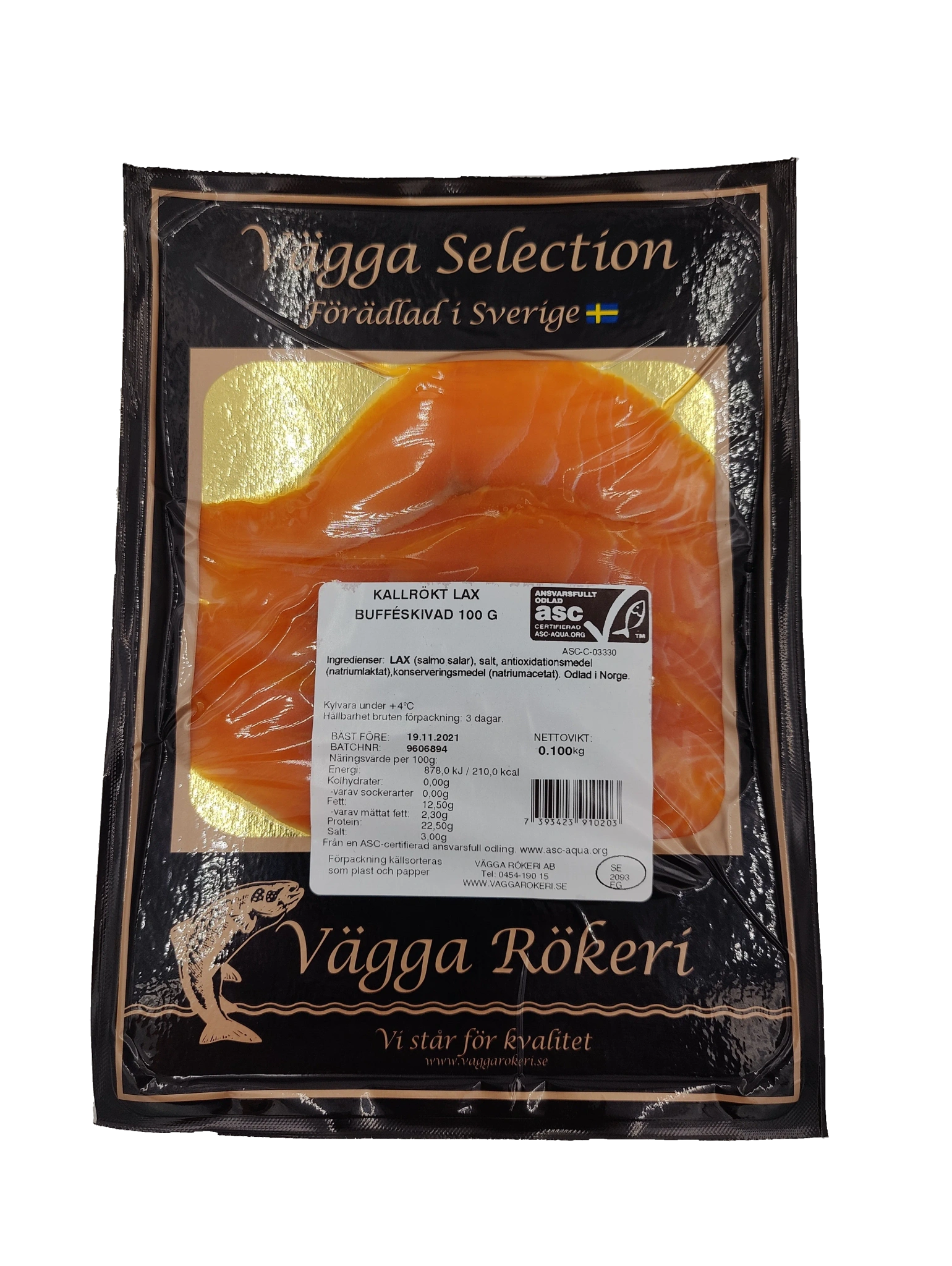 ASC Kallröktlax Ski Vägga Selection