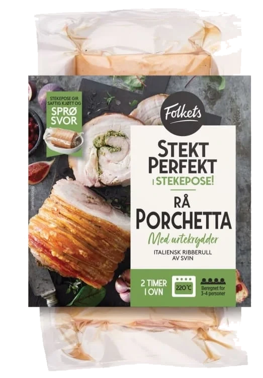 Svin Porchetta Stekepose Ca1,3kg Stekt Perfekt