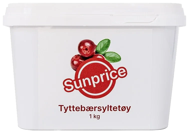 Tyttebærsyltetøy 1kg