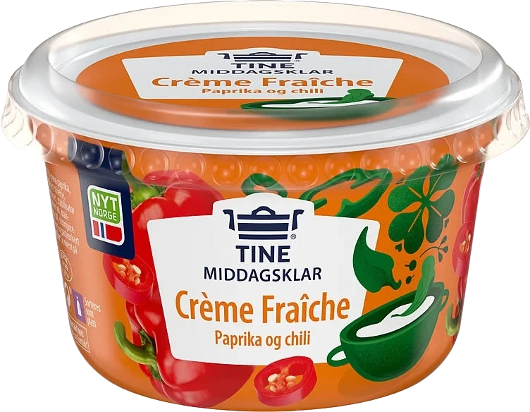 Creme Fraiche Middagsklar Papr&Chili 200g