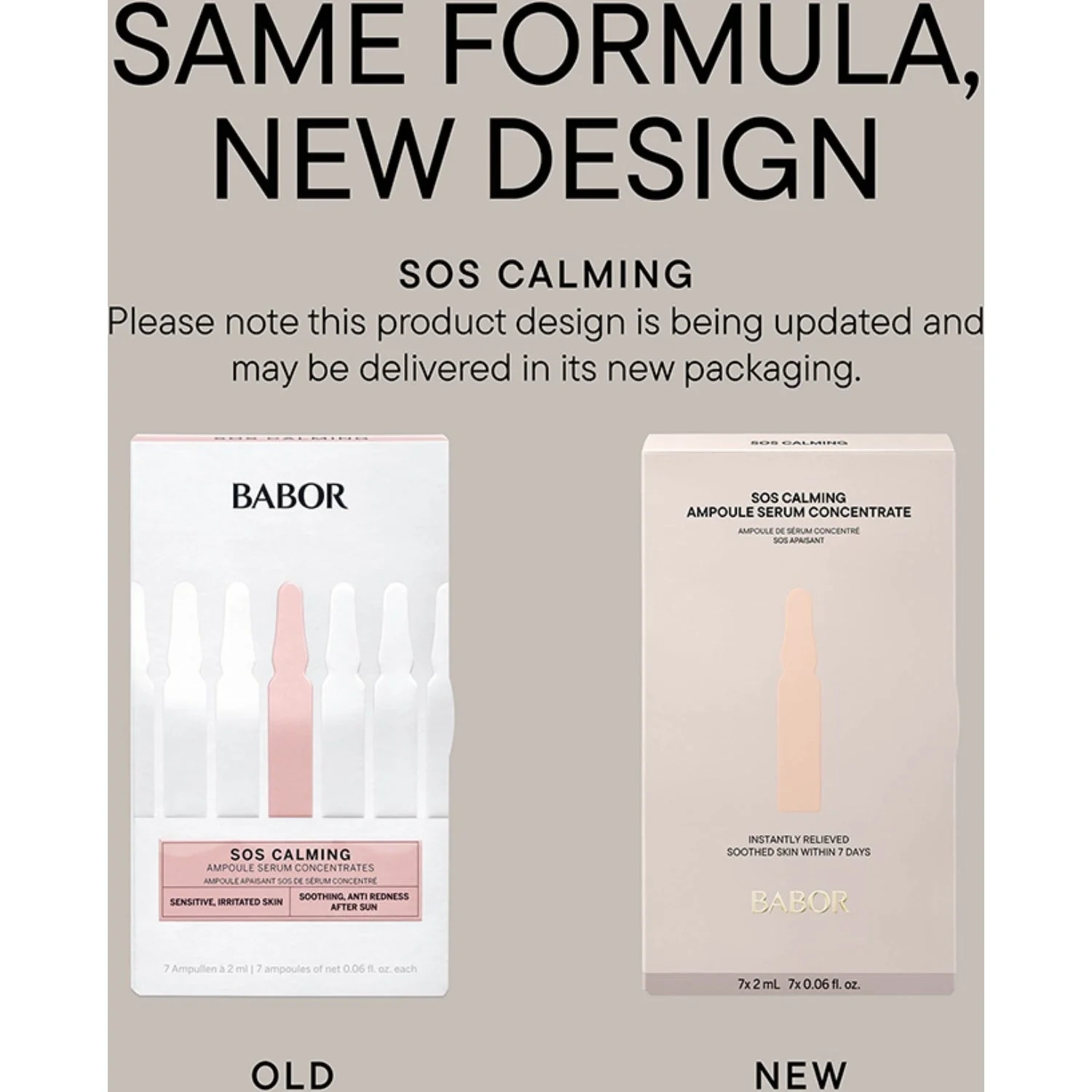 BABOR SOS Calming Ampoule, 7 x 2 ml