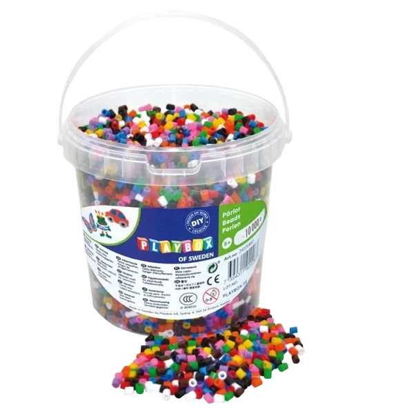 Rørperler Fargemiks 10 000 Stk