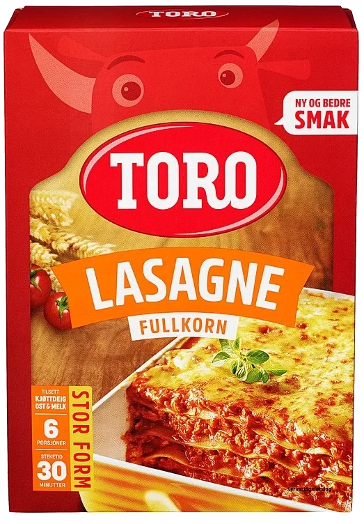 Lasagne fullkorn  284g