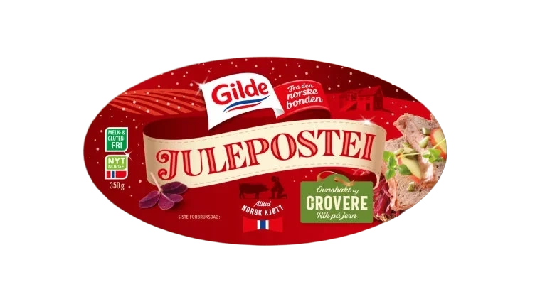 Ovnsbakt Julepostei Grov 350g Enh
