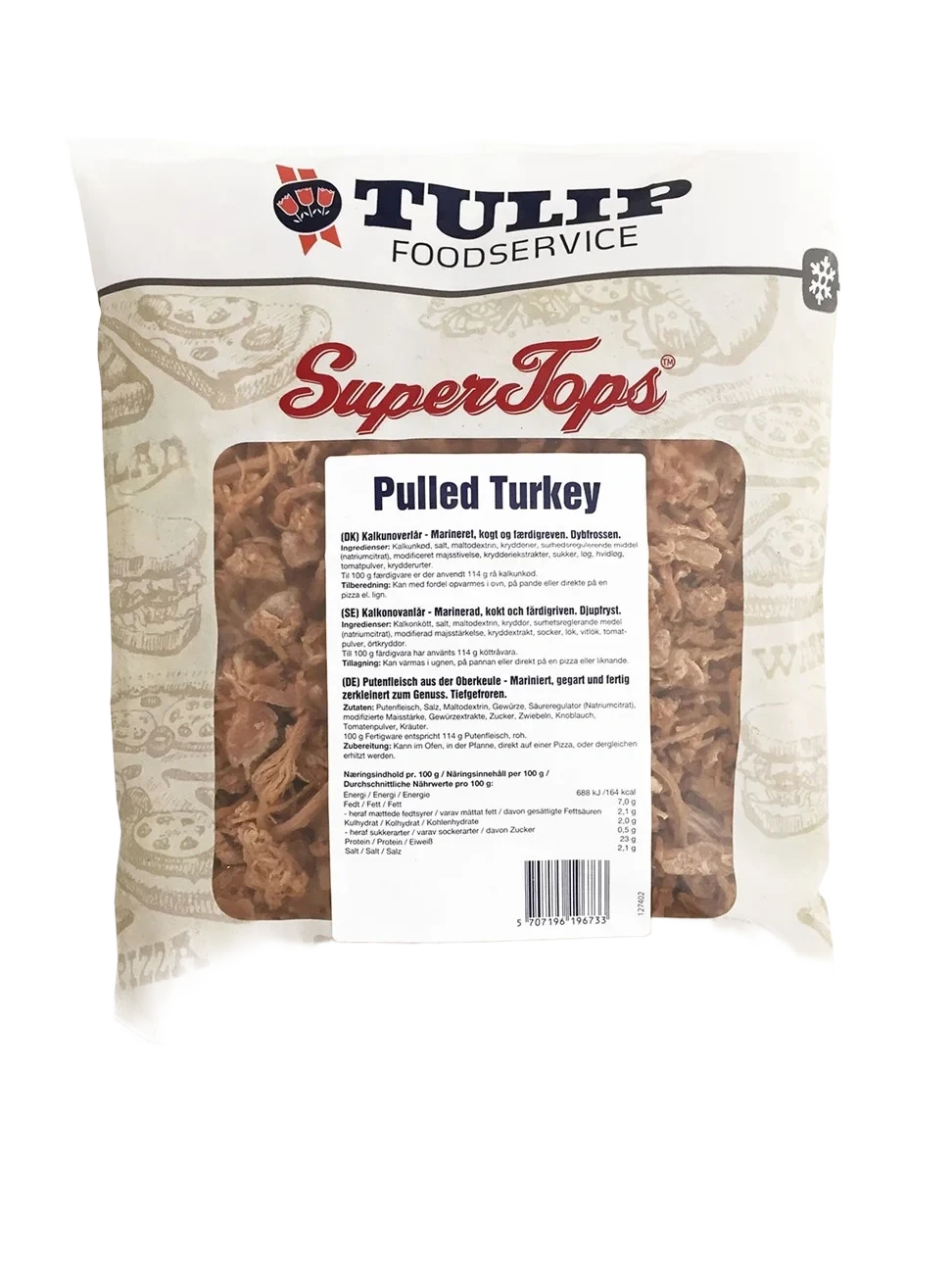Pulled Turkey färdigriven