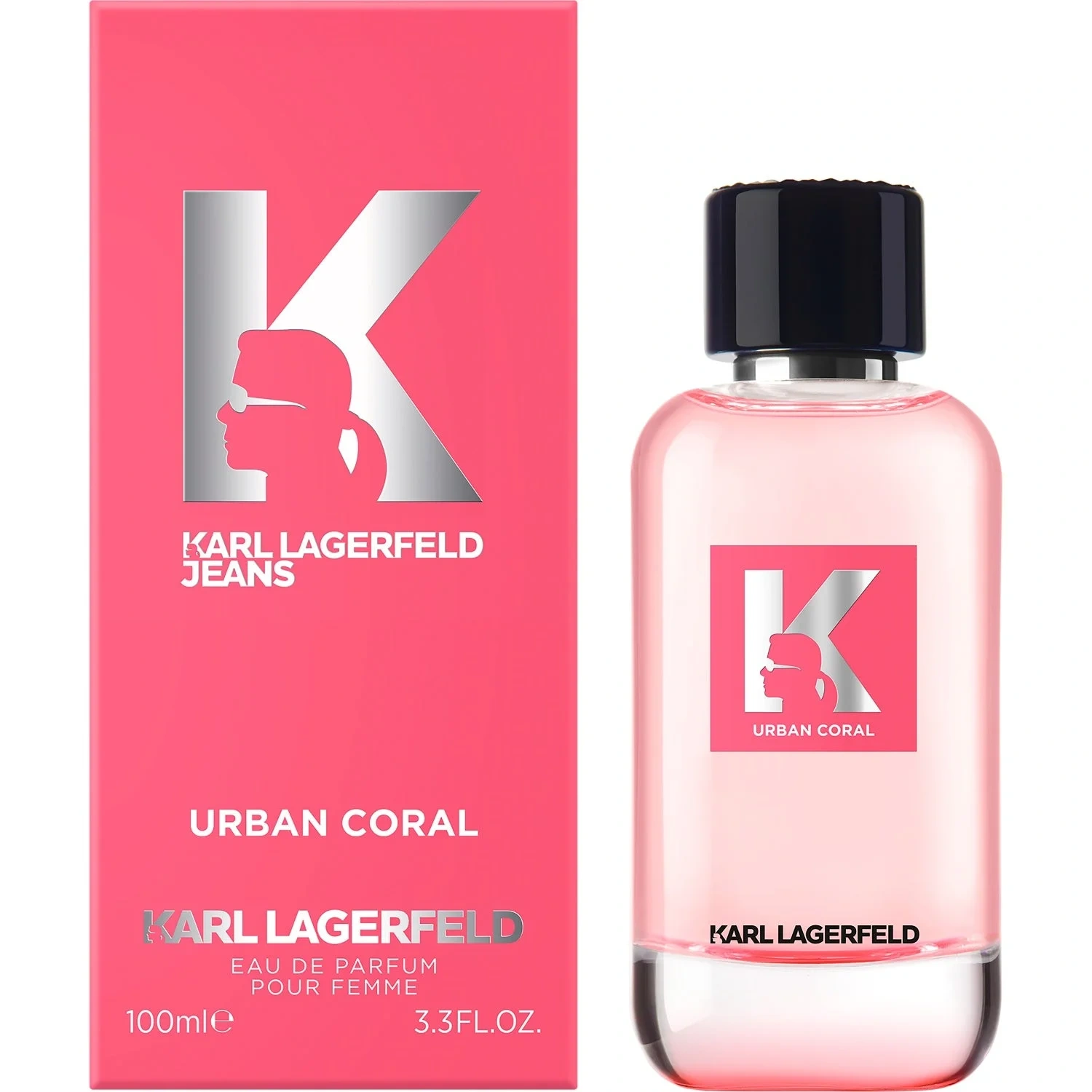 Karl Lagerfeld Jeans Urban Coral Pour Femme Eau de Parfum 100 ml