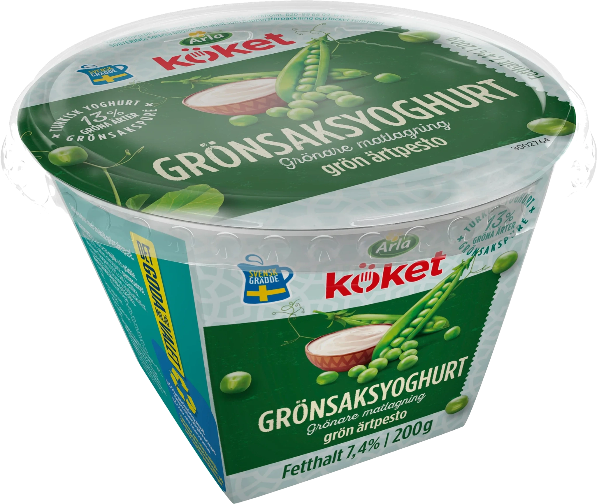 grön ärtpesto
