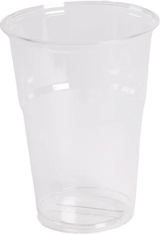 Plastglass pet ø95mm  400ml   50stk