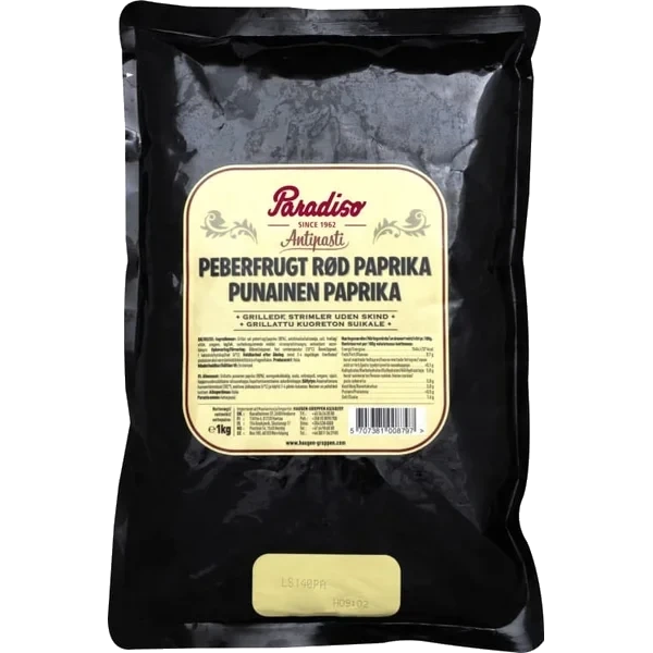 Paradiso Grillet Strimlet Paprika 1kg