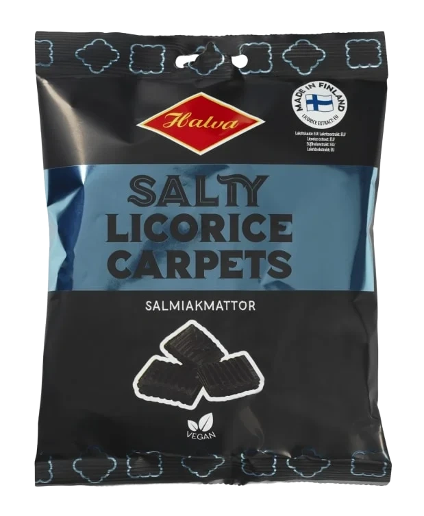 Licorice Carpets Salty 140g Halva