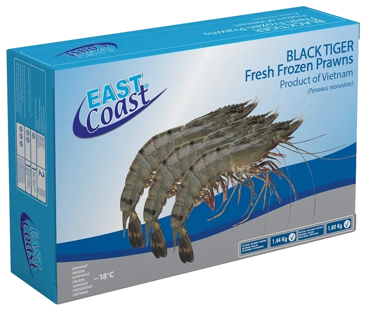 Scampi 16/20 block bt m/sk u/h 80% rå  1,44kg