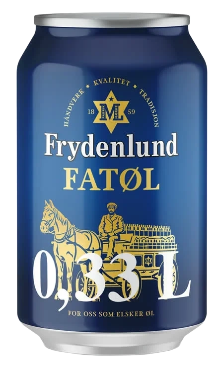 Frydenlund Fatøl 0,33l boks