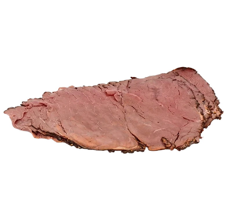 Rostbiff av innanlår, skivad