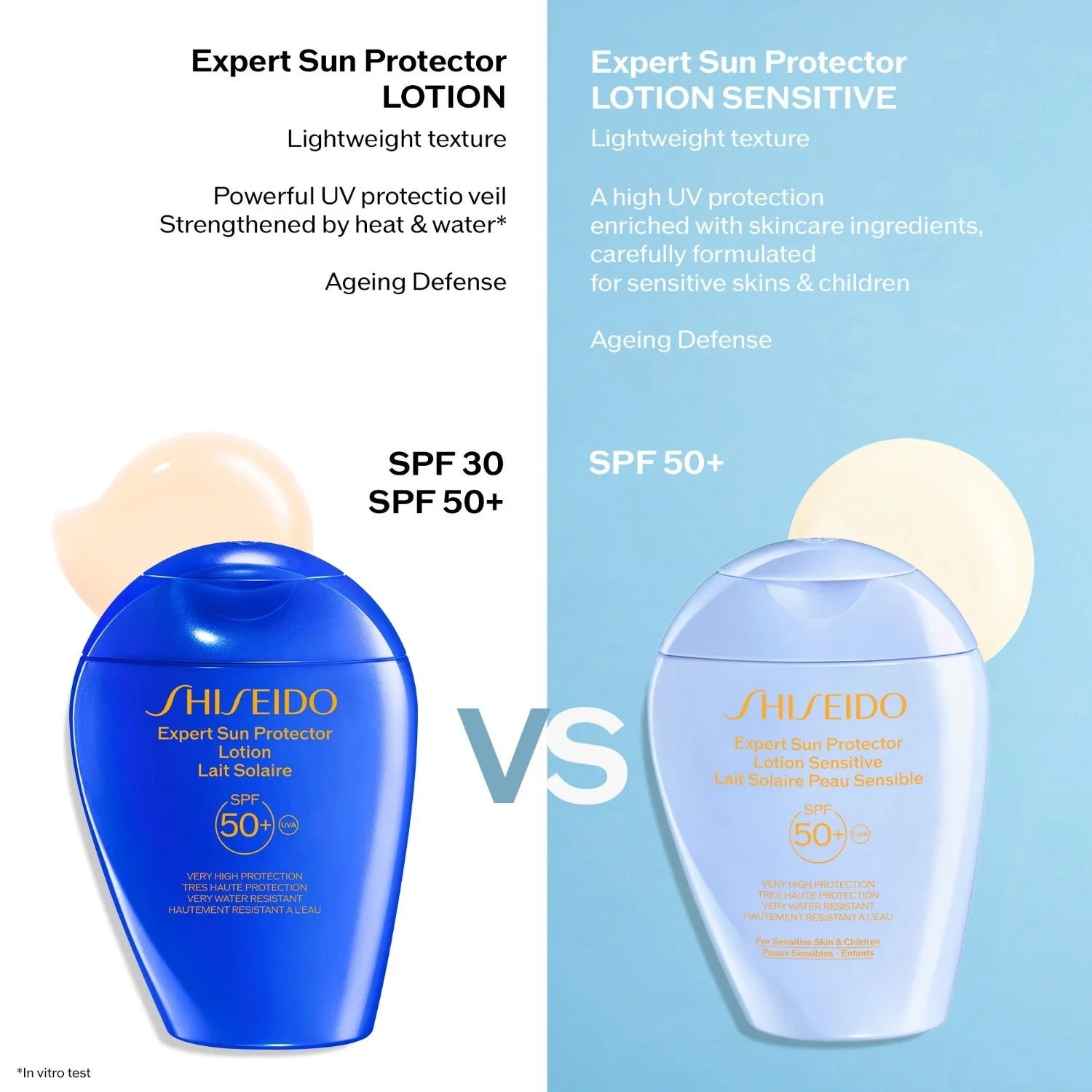 Shiseido Global Suncare Suncare Lotion Sensitive SPF 50