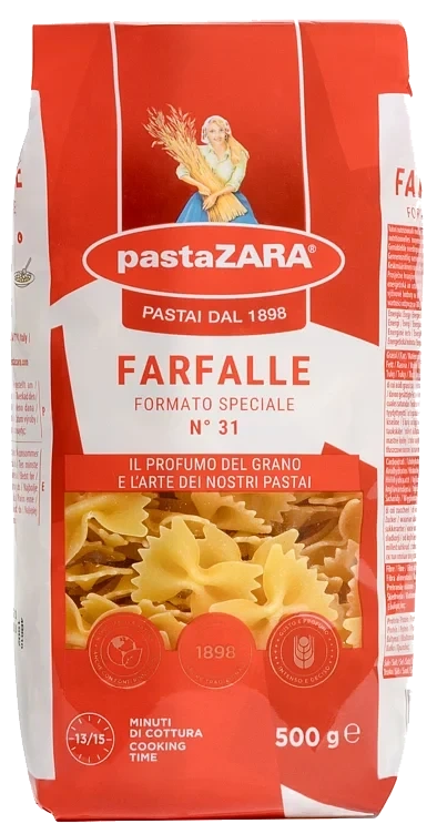 Farfalle 500g Pasta Zara