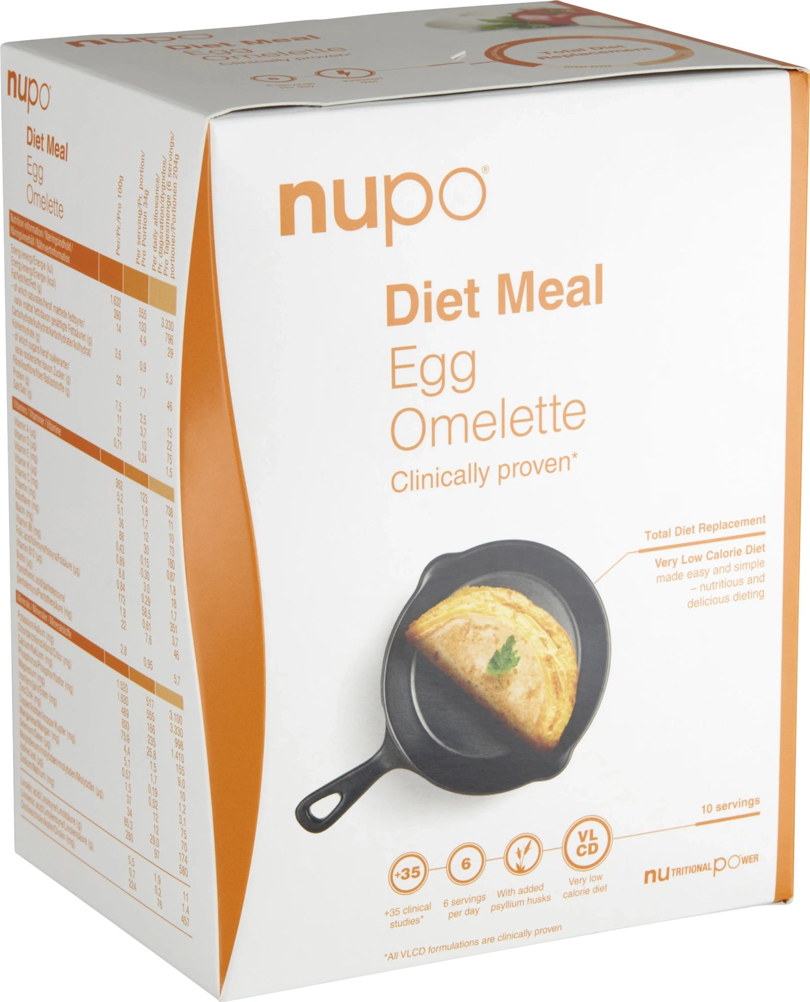 Nupo Diet Meal Egg Omelette
