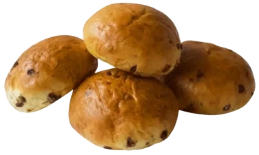 Den Gode Baker Speltboller m/Sjokolade Lettstekt Øko 4-pk