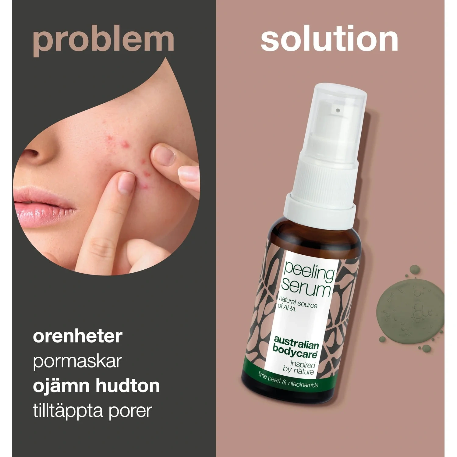 Peeling Serum med AHA fruktsyra