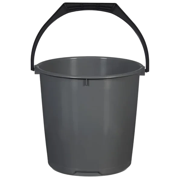 Plastbøtte Grå 10l 1stk First Price