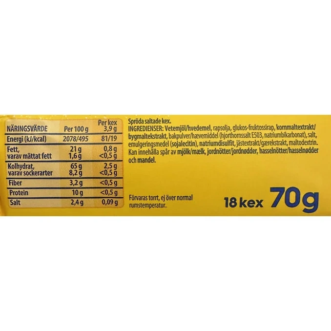 Göteborgs Kex OLW Saltade