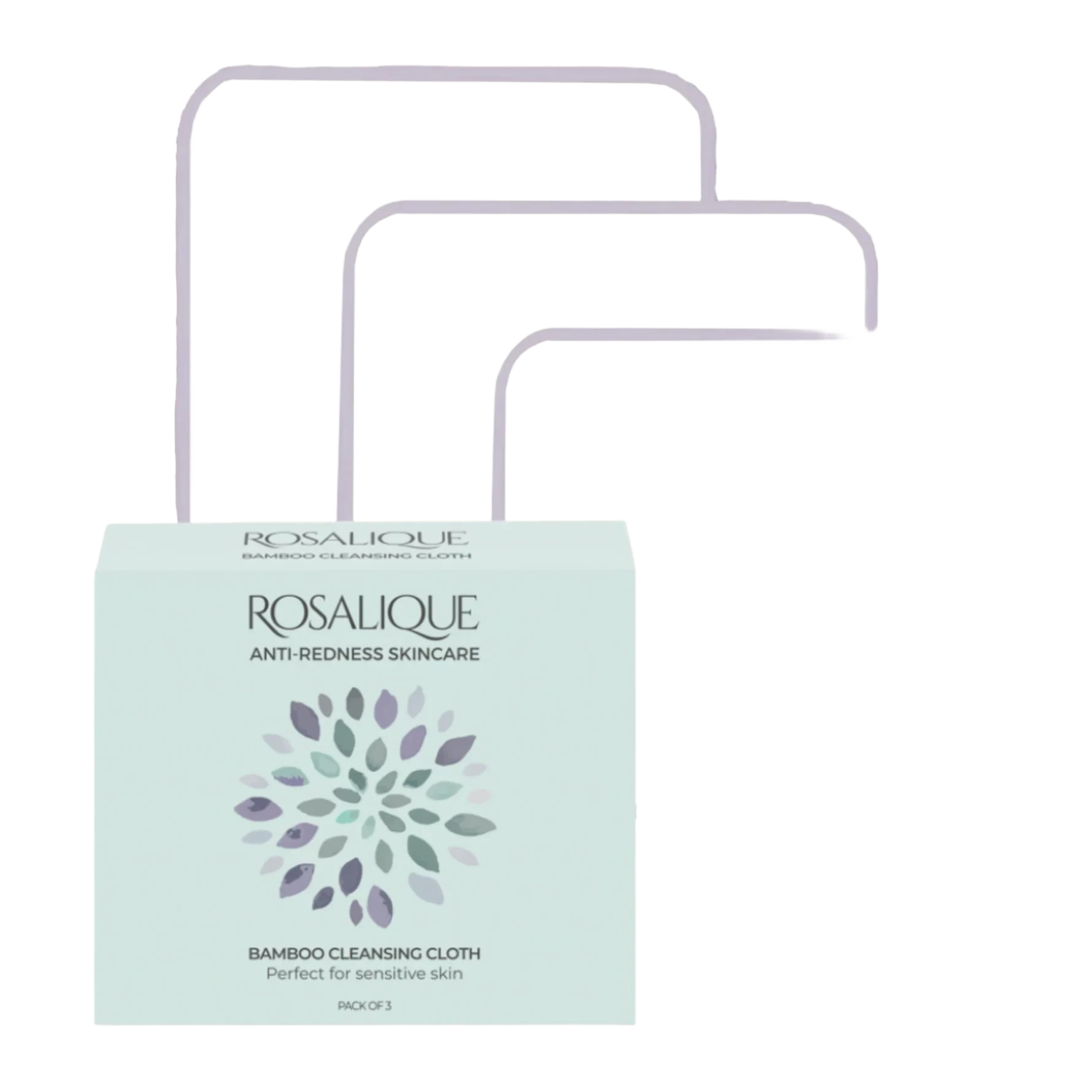 Rosalique Bamboo Cleansing Cloth 3 pcs