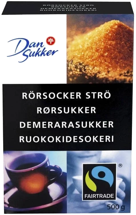 Rørsukker strø Demerarasukker, 500 g
