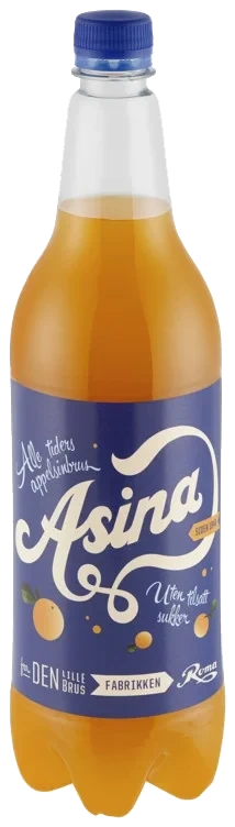 Asina u/Tilsatt Sukker 1l Fl
