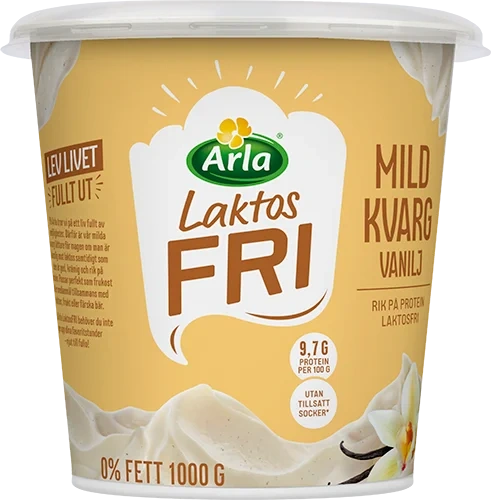 Laktosfri mild kvarg vanilj