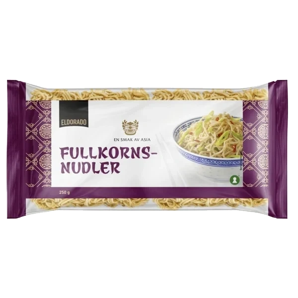 Fullkornsnudler 250g Eldorado