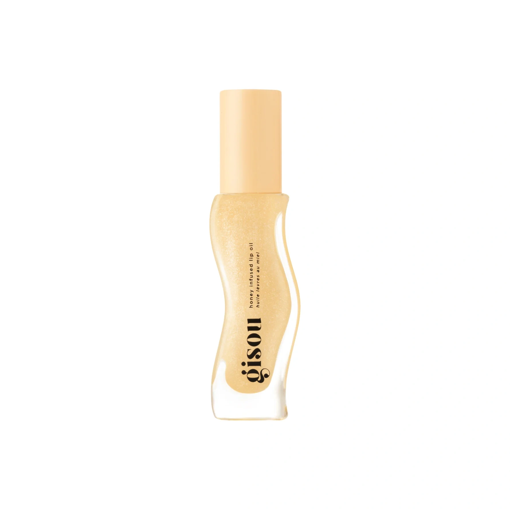Gisou Honey Infused Lip Oil A milky yellow with golden shimmer