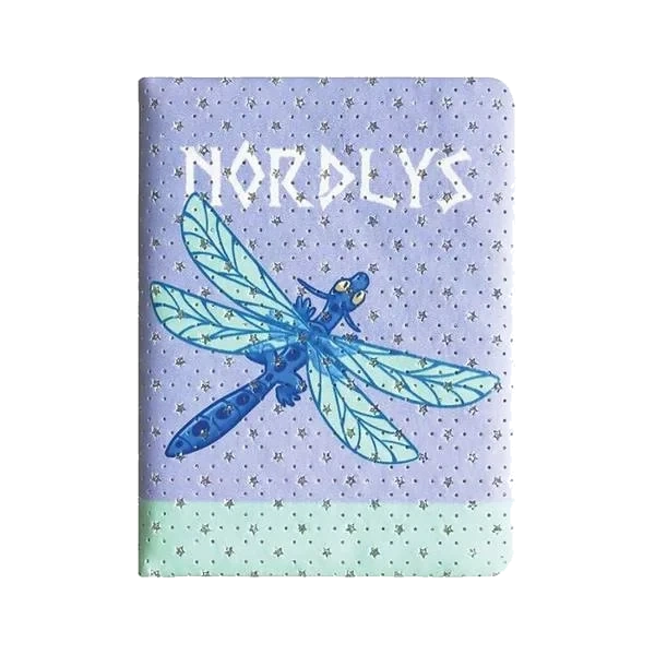 Nordlys Notatbok med Glitter